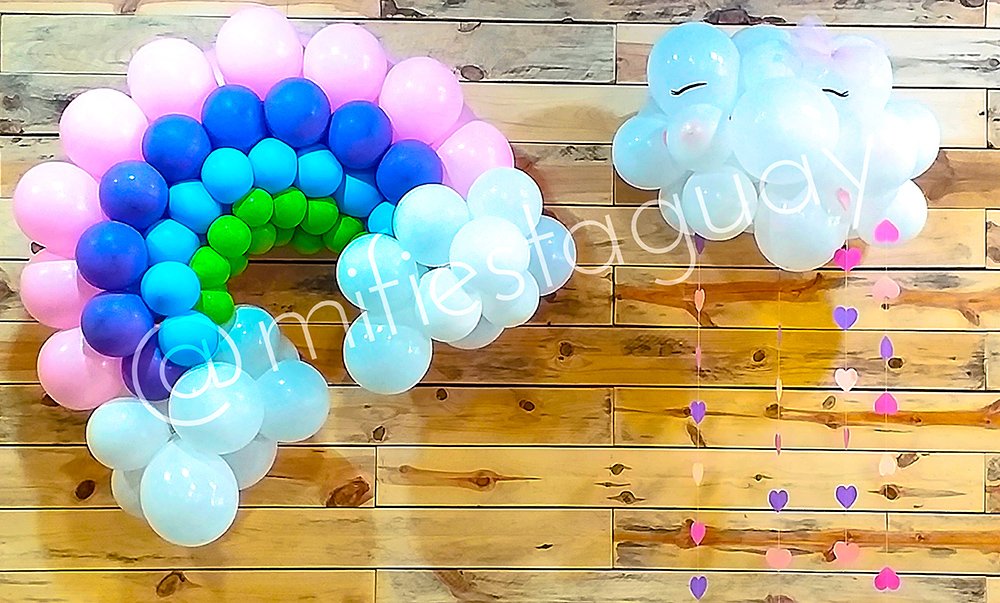 Arco Iris De Globos Arco Iris De Globos Personalizable